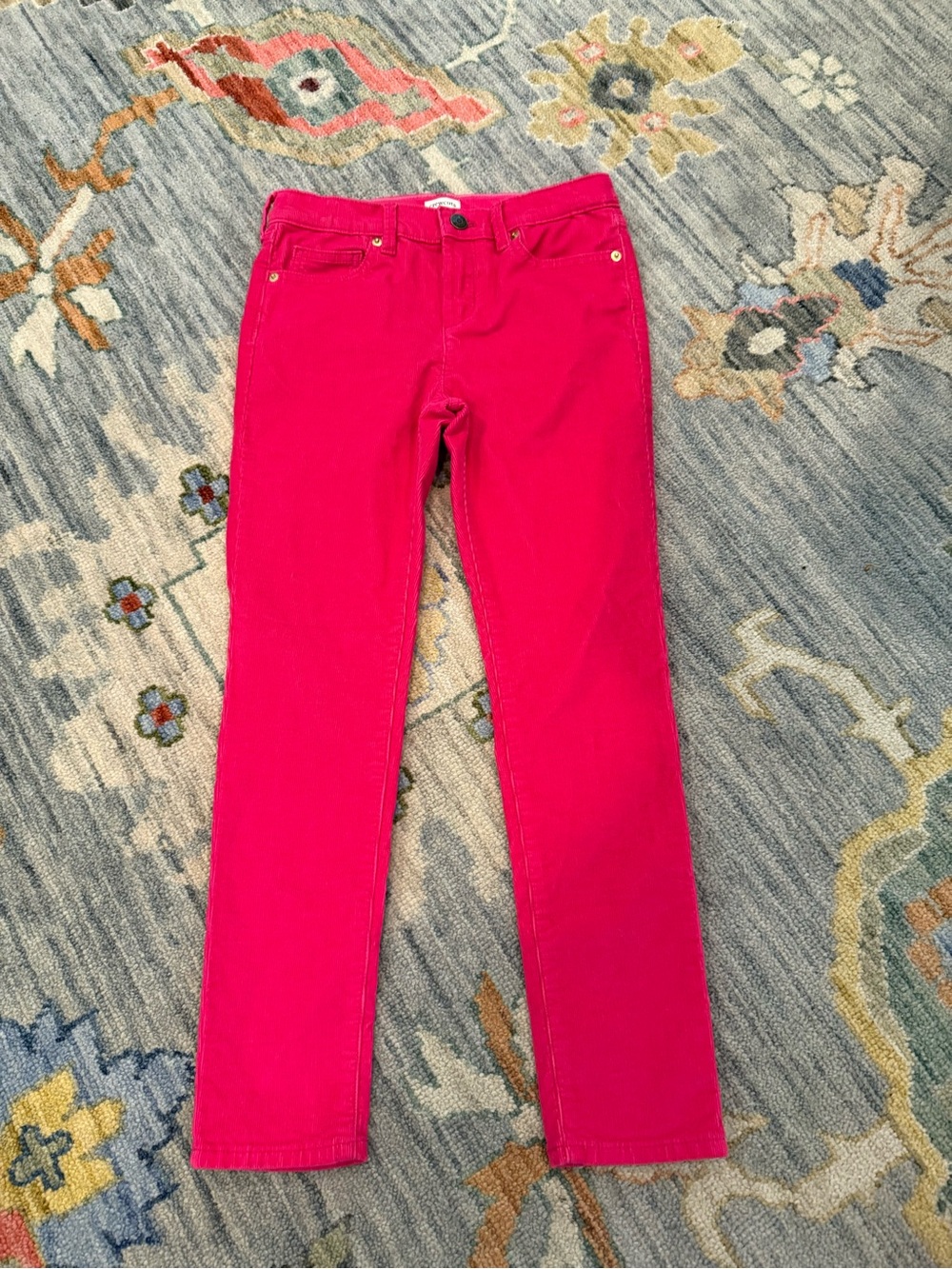 Crewcuts Girls Bright Pink Corduroy Pants size 10